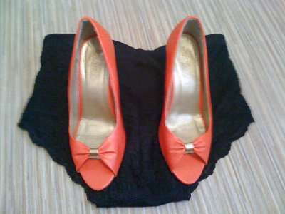 The wife's aunty's shoes & BIG pants - image content by puzzle_prime