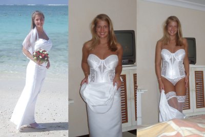 Real Amateur Brides - Dressed & Undressed 7 - image content by classicfire
